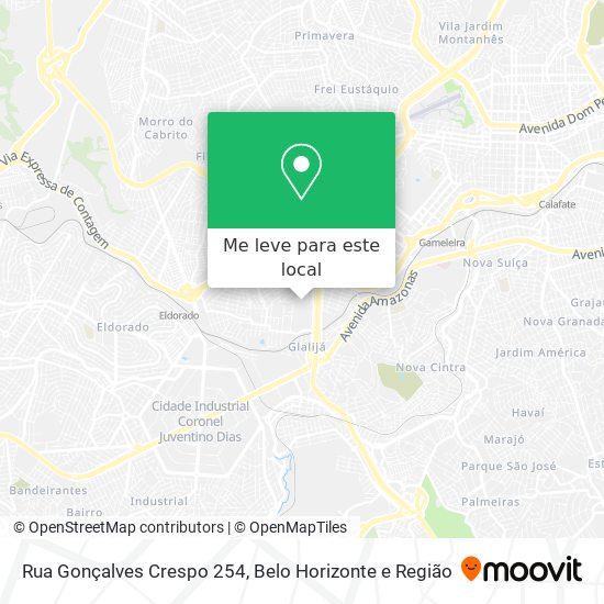 Rua Gonçalves Crespo 254 mapa