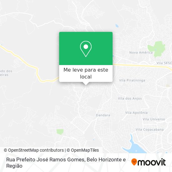 Rua Prefeito José Ramos Gomes mapa
