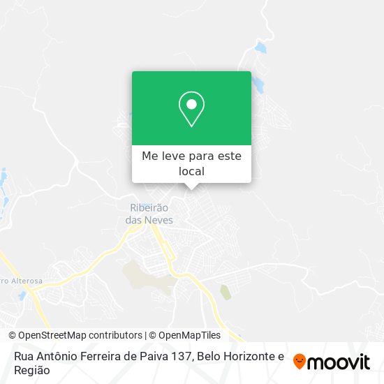 Rua Antônio Ferreira de Paiva 137 mapa