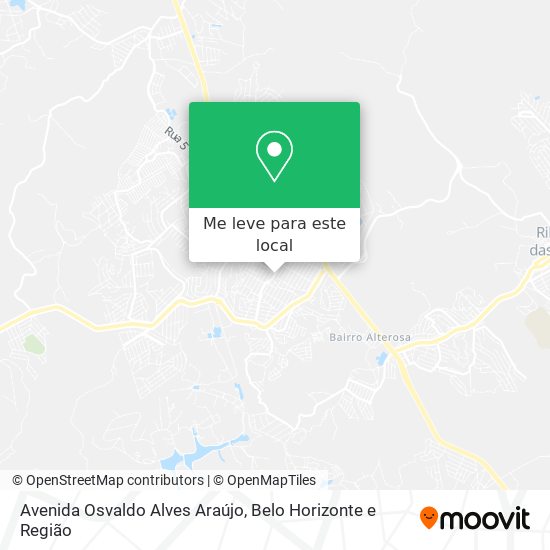 Avenida Osvaldo Alves Araújo mapa