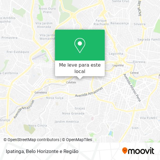 Ipatinga mapa