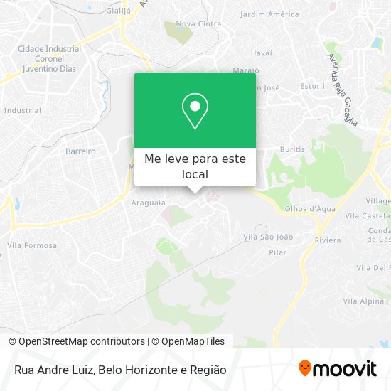 Rua Andre Luiz mapa