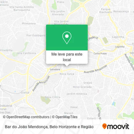 Bar do Joäo Mendonça mapa