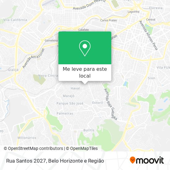 Rua Santos 2027 mapa