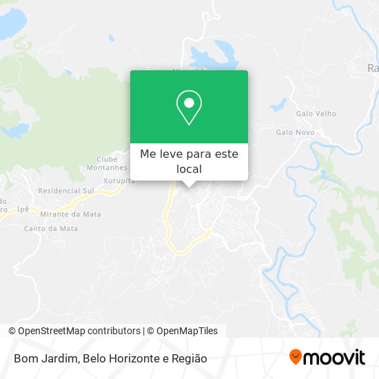 Bom Jardim mapa