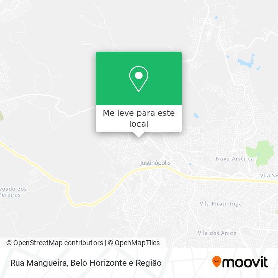 Rua Mangueira mapa