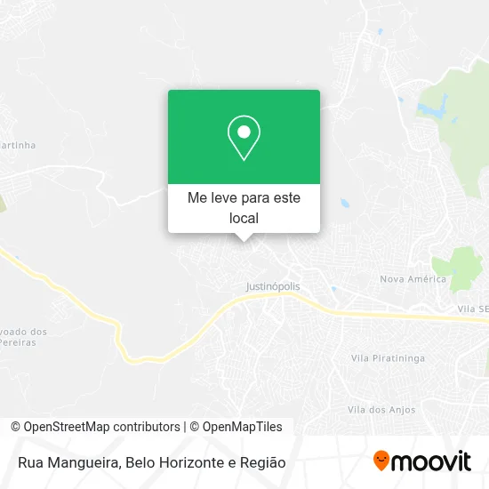 Rua Mangueira mapa
