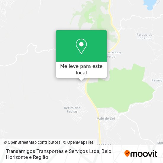 Transamigos Transportes e Serviços Ltda mapa