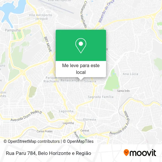 Rua Paru 784 mapa