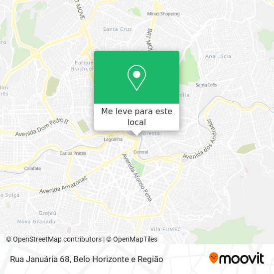 Rua Januária 68 mapa