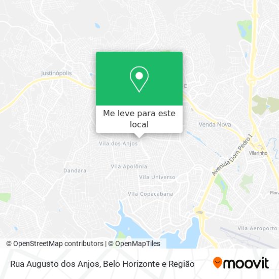 Rua Augusto dos Anjos mapa
