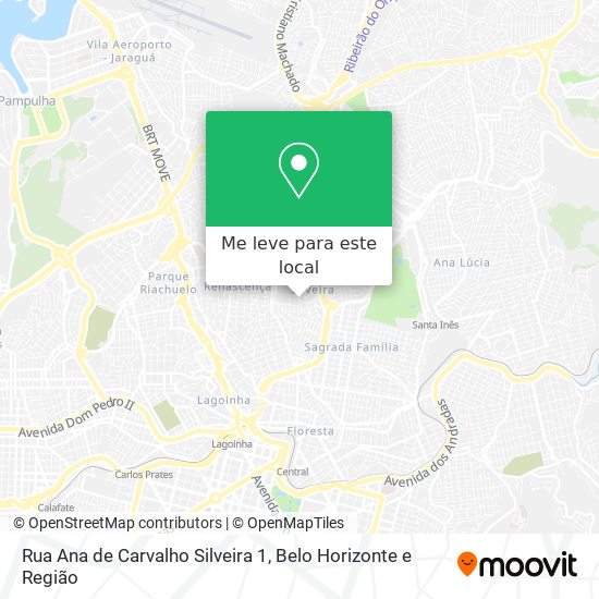 Rua Ana de Carvalho Silveira 1 mapa