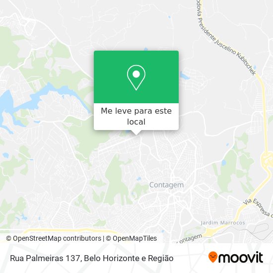 Rua Palmeiras 137 mapa