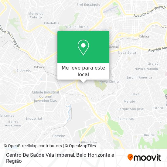 Centro De Saúde Vila Imperial mapa