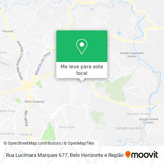 Rua Lucimara Marques 677 mapa