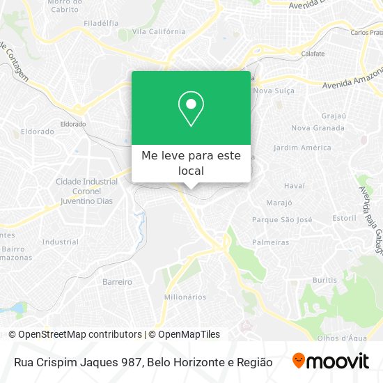 Rua Crispim Jaques 987 mapa