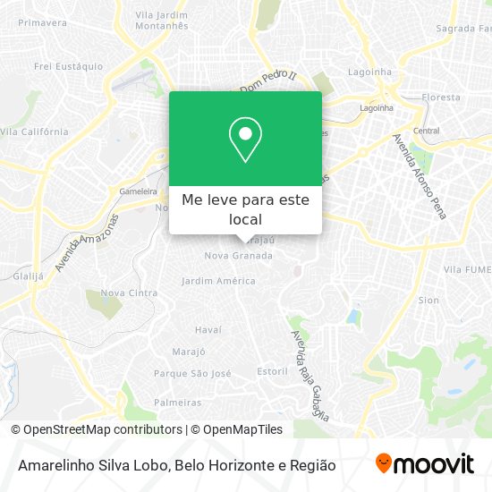 Amarelinho Silva Lobo mapa