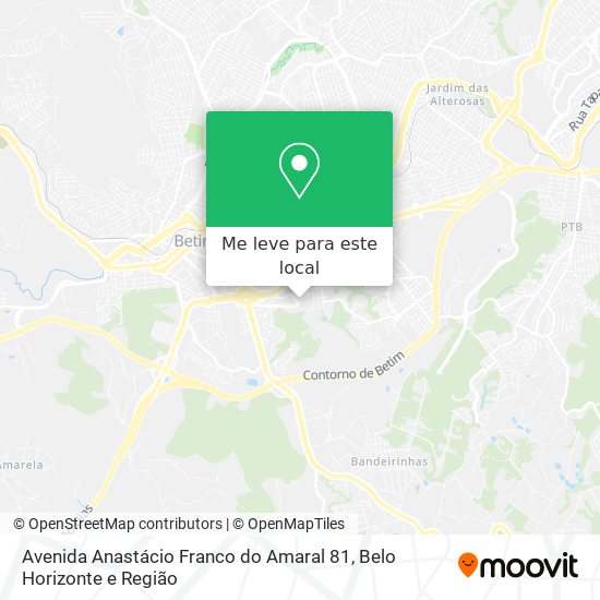 Avenida Anastácio Franco do Amaral 81 mapa