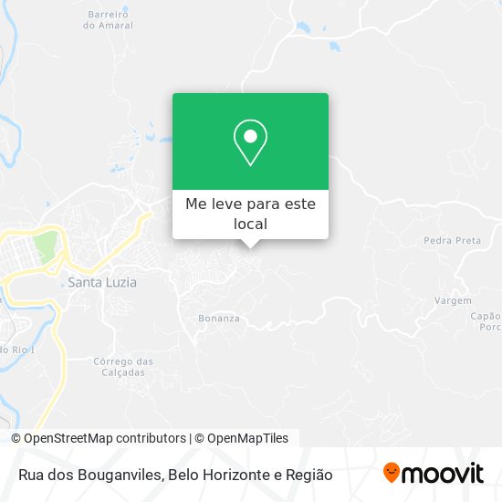 Rua dos Bouganviles mapa