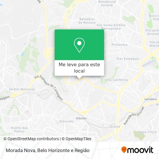 Morada Nova mapa