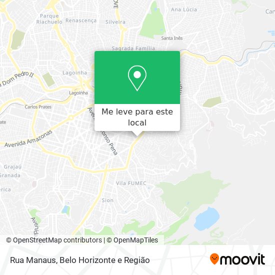 Rua Manaus mapa