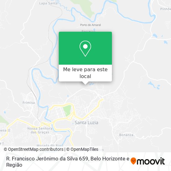 R. Francisco Jerônimo da Silva 659 mapa