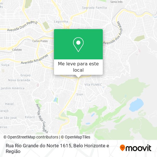 Rua Rio Grande do Norte 1615 mapa