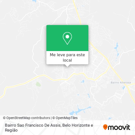 Bairro Sao Francisco De Assis mapa