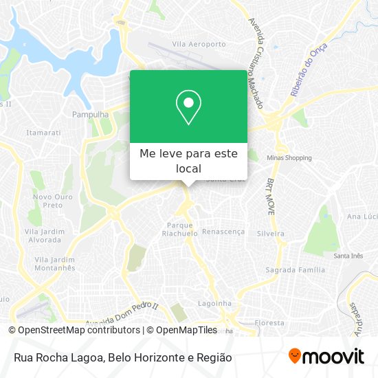 Rua Rocha Lagoa mapa