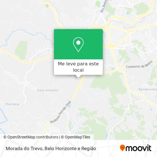Morada do Trevo mapa