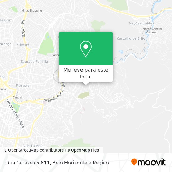 Rua Caravelas 811 mapa