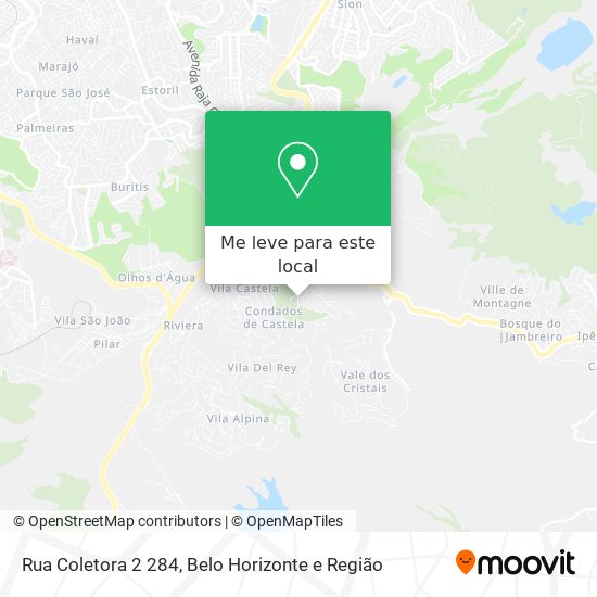 Rua Coletora 2 284 mapa
