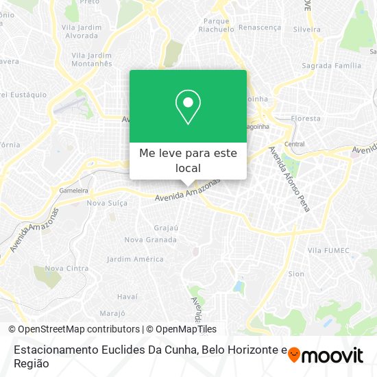 Estacionamento Euclides Da Cunha mapa