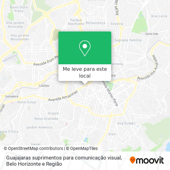 Guajajaras suprimentos para comunicação visual mapa