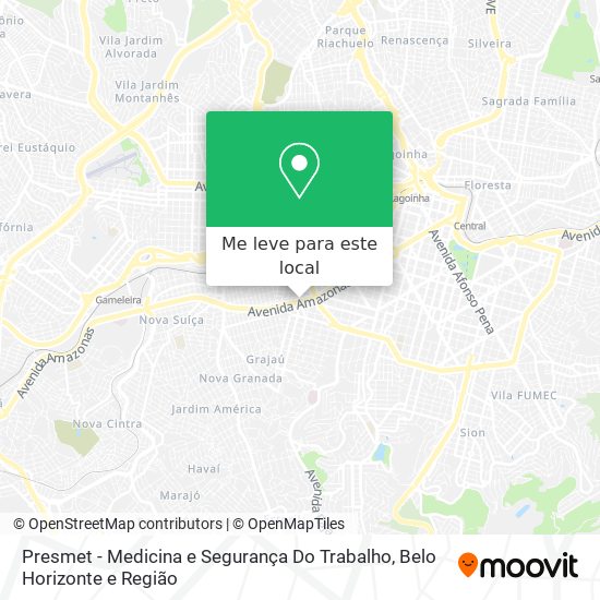 Presmet - Medicina e Segurança Do Trabalho mapa