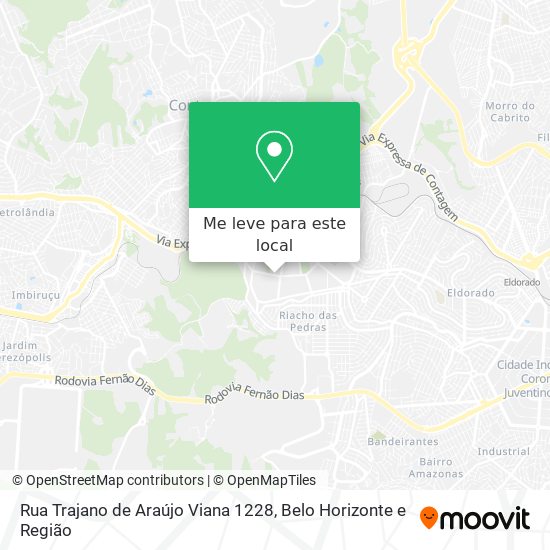 Rua Trajano de Araújo Viana 1228 mapa