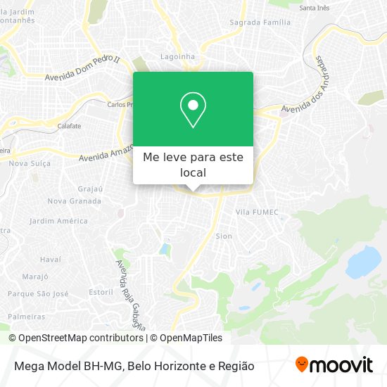 Mega Model BH-MG mapa