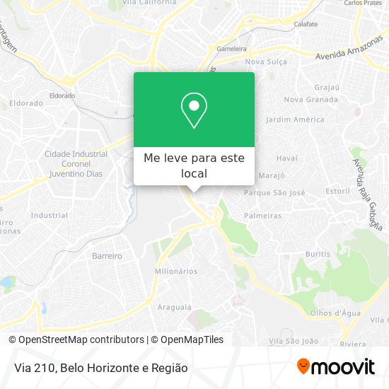 Via 210 mapa