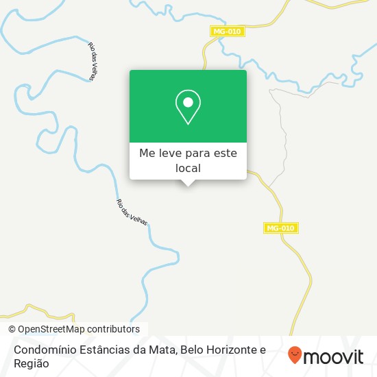 Condomínio Estâncias da Mata mapa