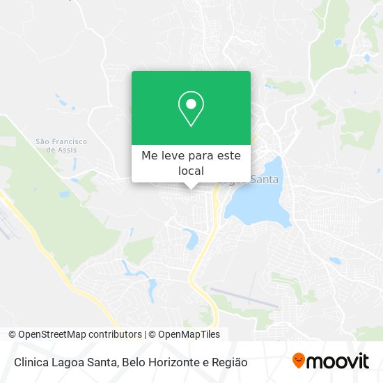 Clinica Lagoa Santa mapa