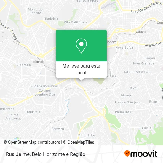 Rua Jaime mapa