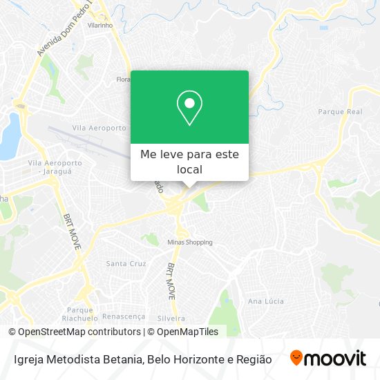 Igreja Metodista Betania mapa