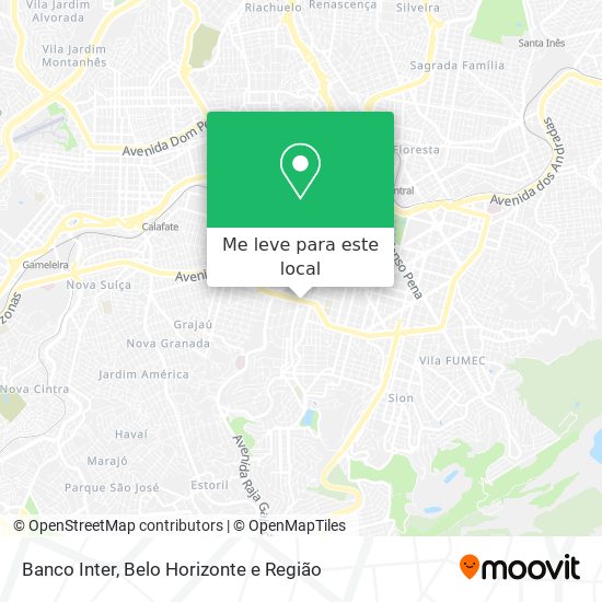 Banco Inter mapa