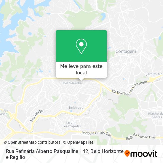Rua Refinária Alberto Pasqualine 142 mapa