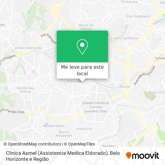 Clinica Asmel (Assistencia Medica Eldorado) mapa