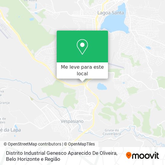 Distrito Industrial Genesco Aparecido De Oliveira mapa