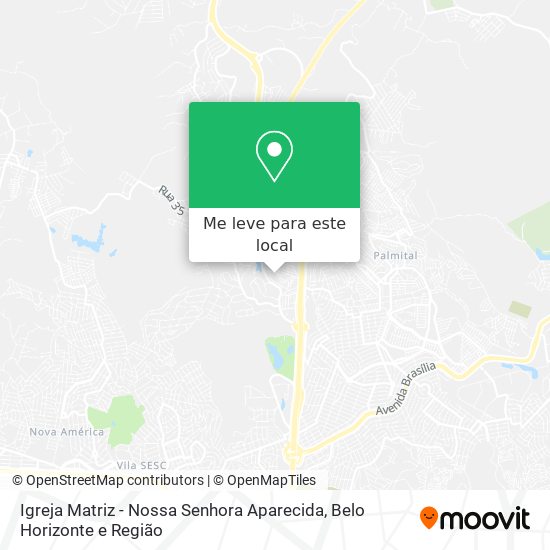Igreja Matriz - Nossa Senhora Aparecida mapa