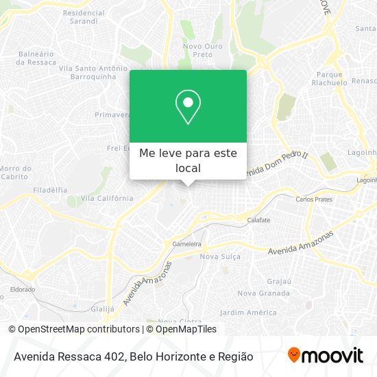 Avenida Ressaca 402 mapa