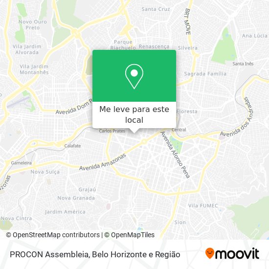 PROCON Assembleia mapa