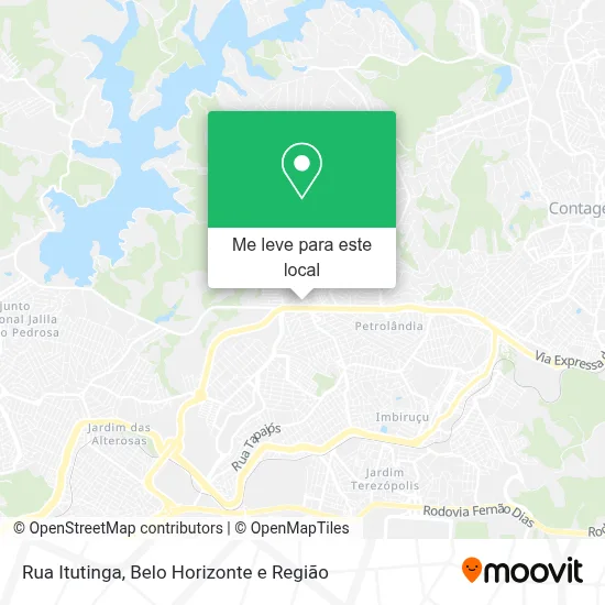 Rua Itutinga mapa